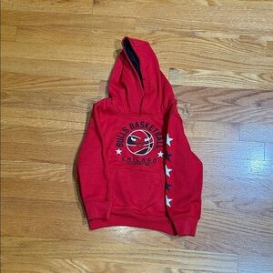 NBA Bulls Red Hoodie for Kids